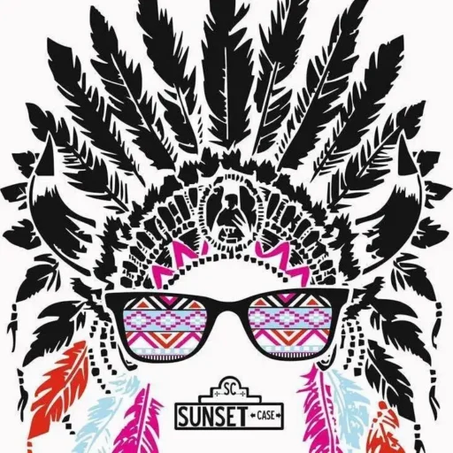 Logo Chef indien Sunset Case Atrium Ajaccio